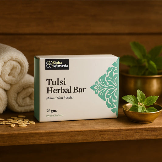 Handmade Tulsi Soap Bar: Your Natural Antioxidant Boost with Bipha Ayurveda
