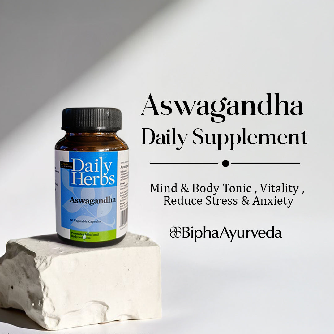 Aswagandha-Pure Aswagandha extract Veg Capsule- Mind & Body Tonic , Vitality , Reduce Stress & Anxiety