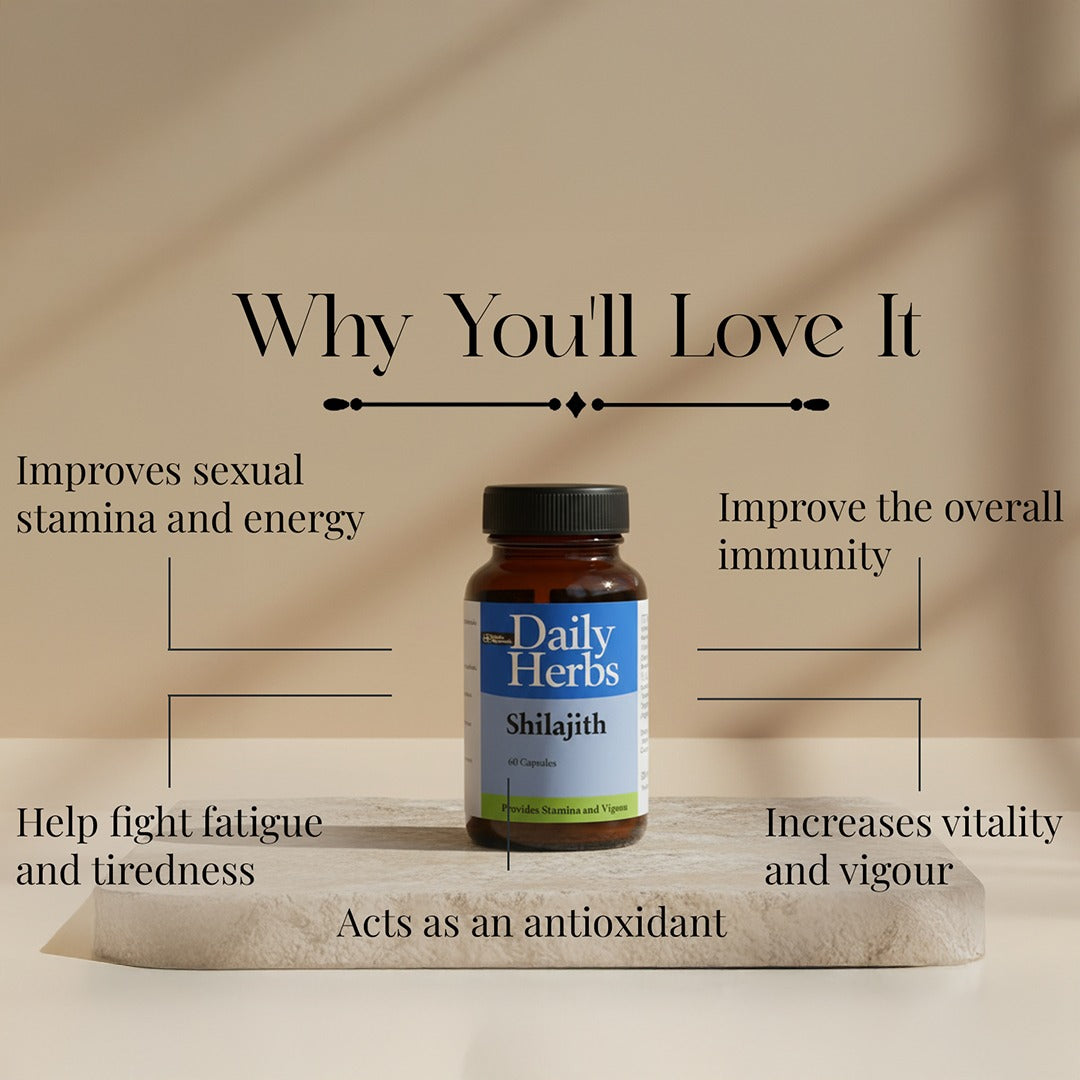 Shilajith -Pure Himalayan Shilajith extract Veg Capsule- Mineral supplement for Strength,Stamina ,Vitality & Energy Booster-60 Capsules
