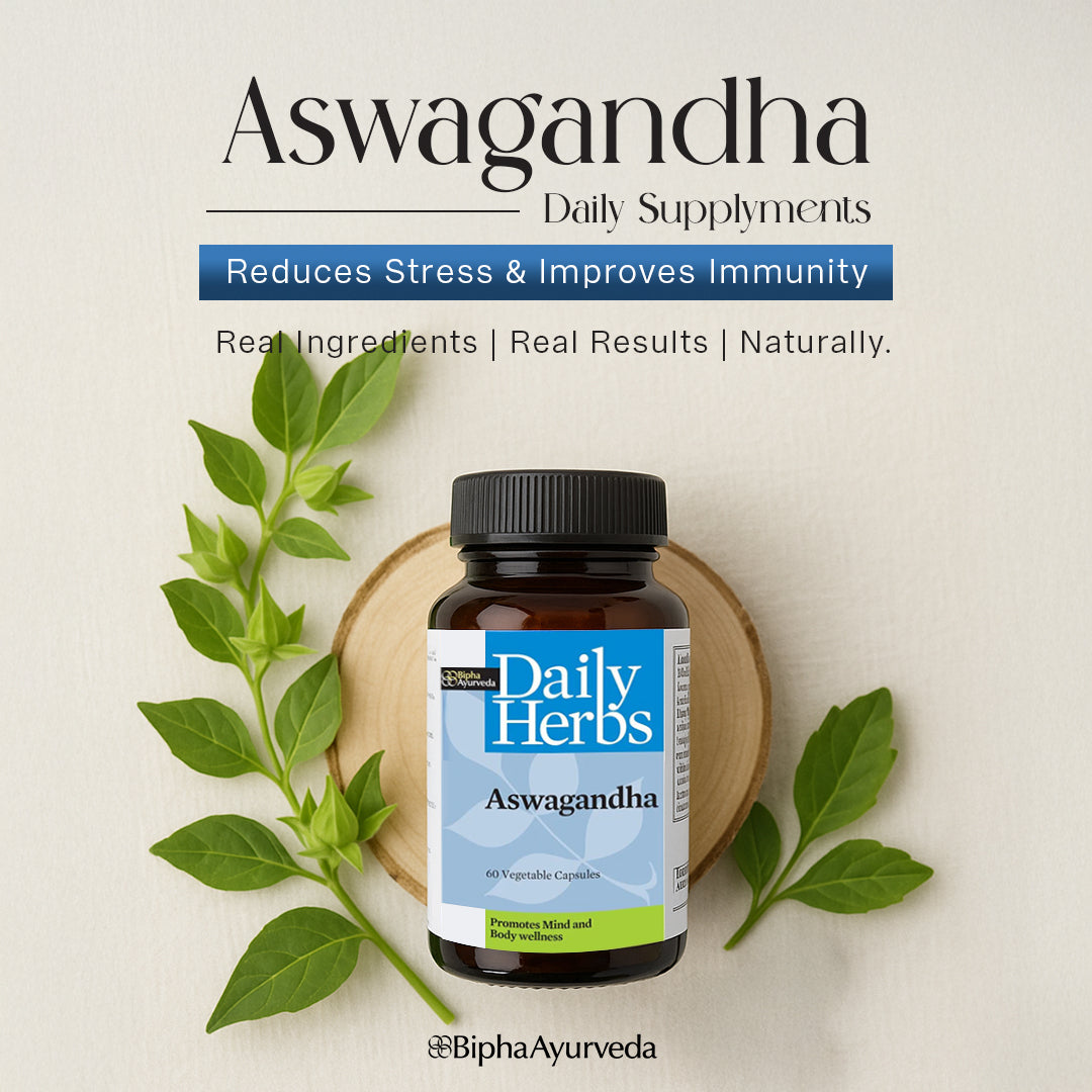 Aswagandha-Pure Aswagandha extract Veg Capsule- Mind & Body Tonic , Vitality , Reduce Stress & Anxiety