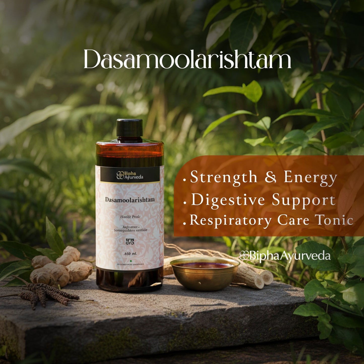Dasamoolarishtam - Ayurveda Health Elixir for Respiratory Health 450 ml