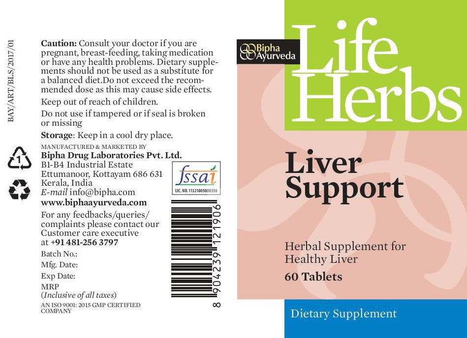 Liver Support 60 veg Capsules - Herbal Supplement for Healthy Liver