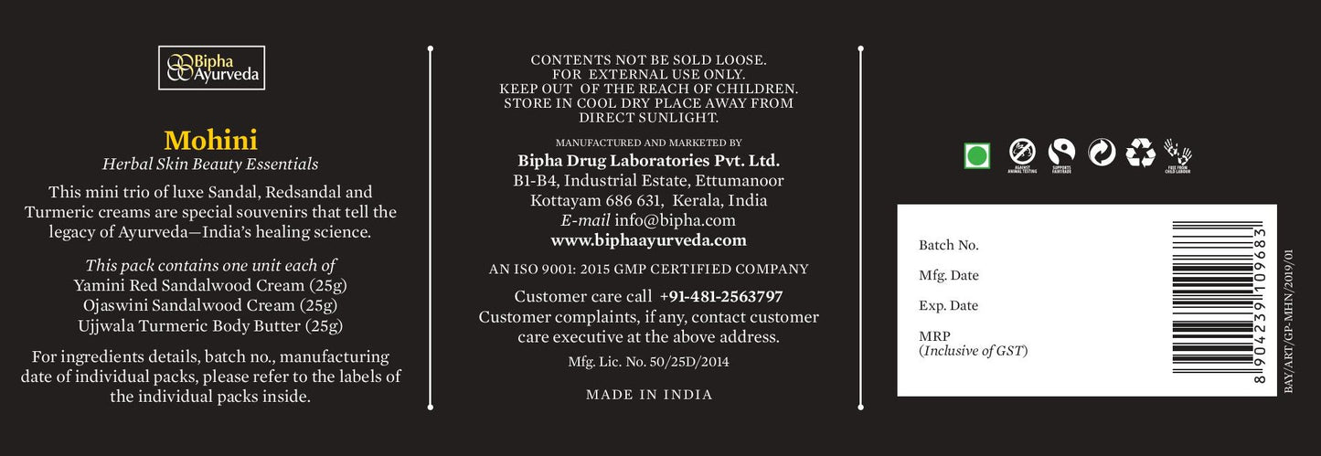 Kovilakom Mohini Herbal Skin Beauty Essentials