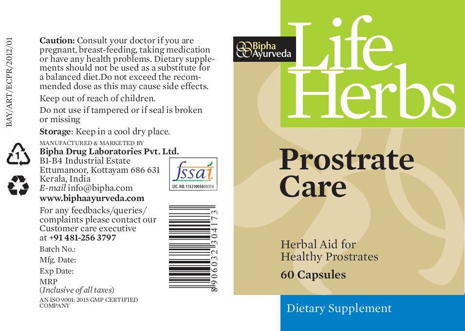 Prostate Care Veg Capsule Supplement for Prostate Care