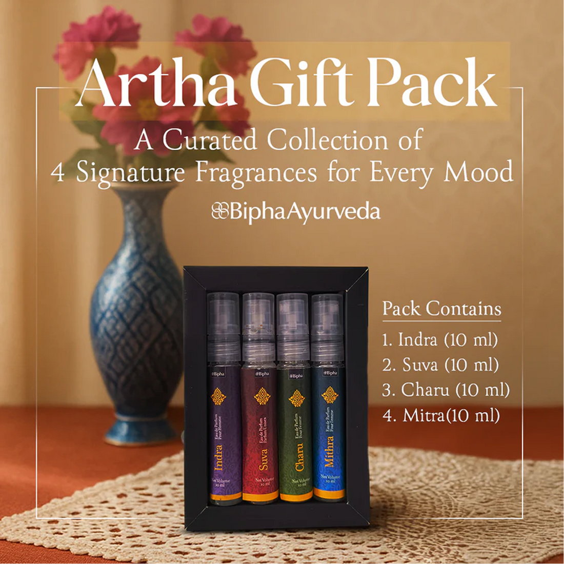 Artha Gift Pack: Best Ayurvedic Luxury Gift Set for Natural Skin & Body Care