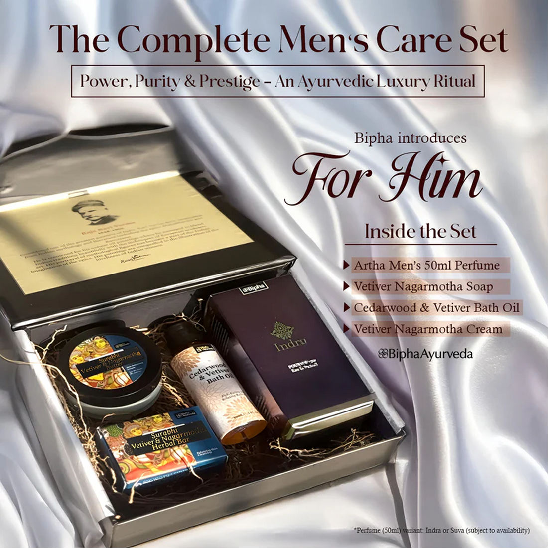 Best Ayurvedic Grooming Gift Set for Men: Luxury Herbal Wellness Care