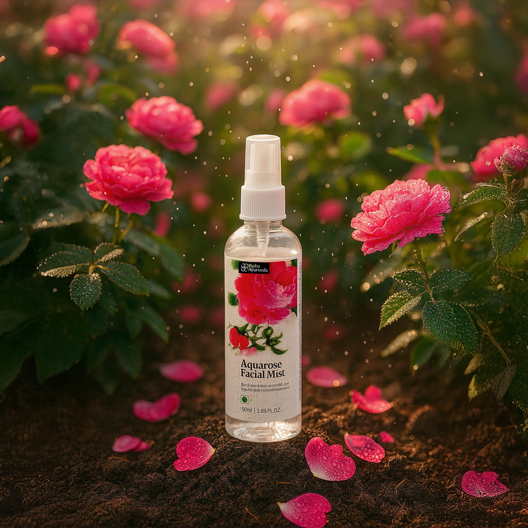 Natural Rose Water Mist India | Hydrating Floral Toner–Bipha