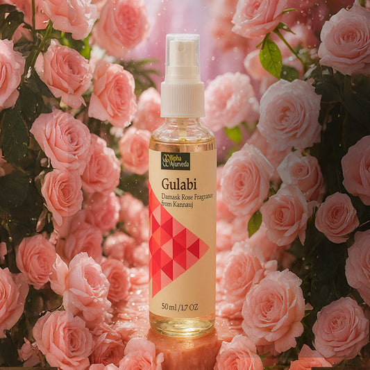 Ayurvedic Rose Perfume | Alcohol-Free Pure Rose Scent India