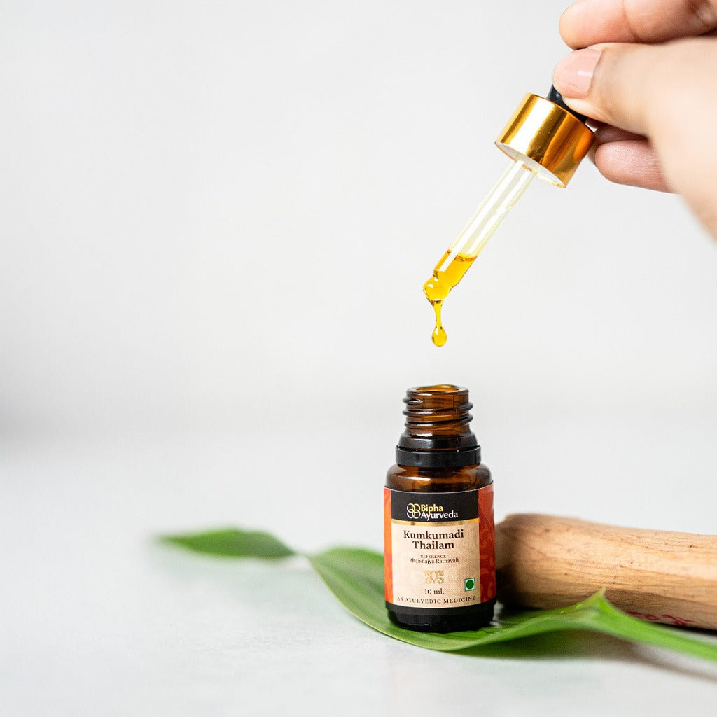 Bipha Kumkumadi Thailam – Saffron Facial Glow Oil