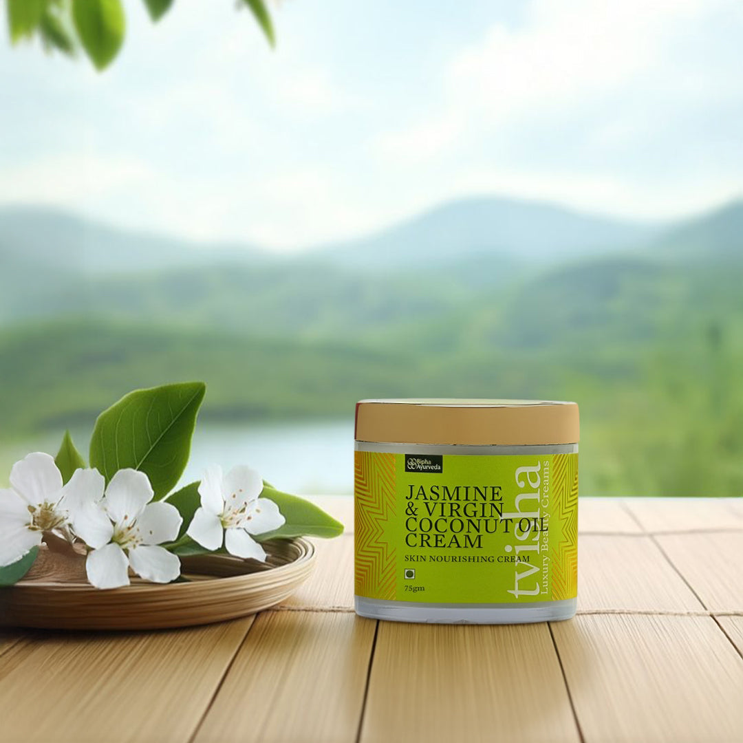 Jasmine Coconut Oil Cream – A Luxurious Ayurvedic Blend for Glowing Skin