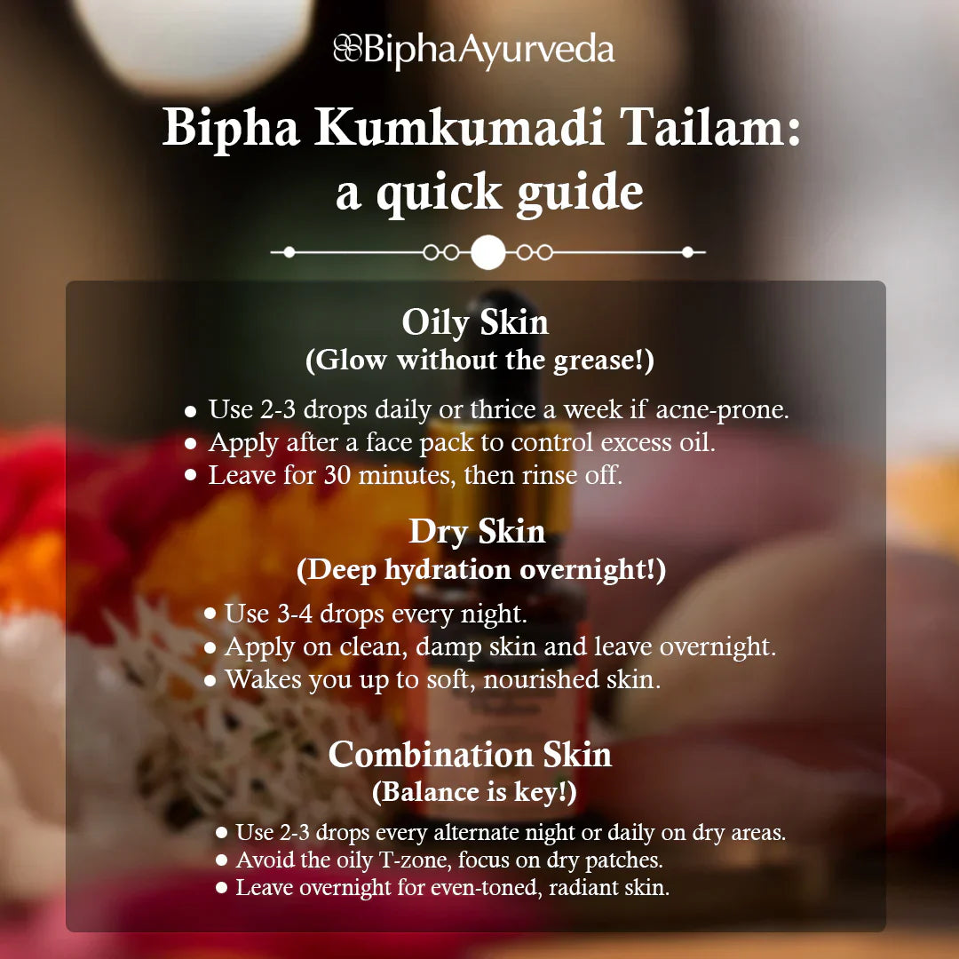 How to Use Kumkumadi Tailam at Night for Glowing Skin