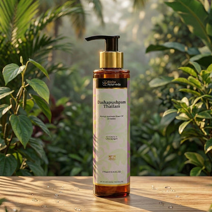 Dashapushpam Thailam - Heritage Ayurveda Flower Oil for Babies 175 ml