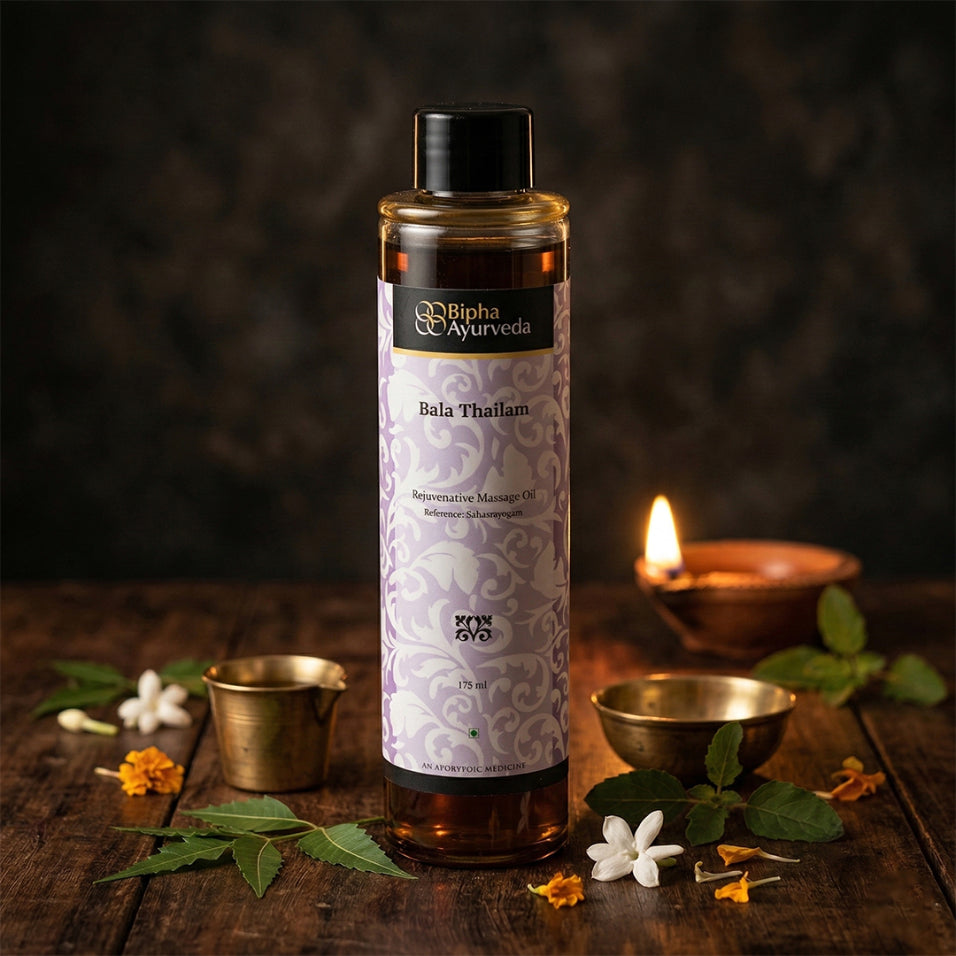 Bala Thailam - A Traditional Ayurveda Recipe to Relieve Joint Pains and Aches (175 ml)