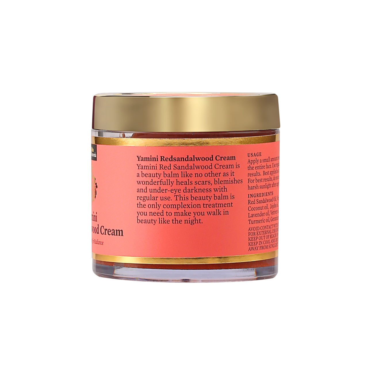 Yamini Redsandalwood Night Cream for Flawless Youthful Skin enriched with Natural Butters, Essential oils and Pure Active Herbs - 35gm