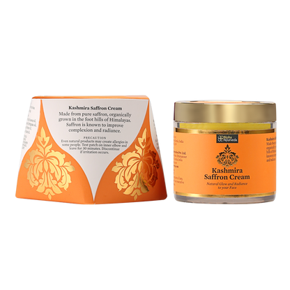 Kashmira Saffron Night Cream for Radiant and Glowing Skin made from Pure Saffron Essence - 75gm
