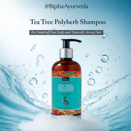Tea Tree Polyherb Shampoo  - Protects and hydrates your scalp 300 ml
