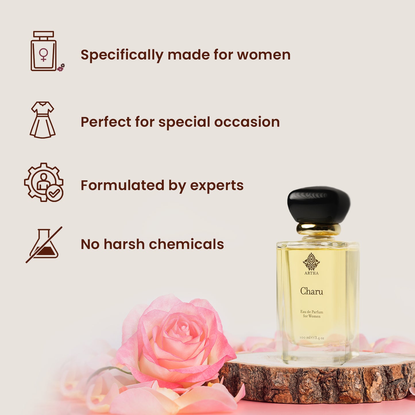 Charu  - Eau de Parfum for Women 100 ml