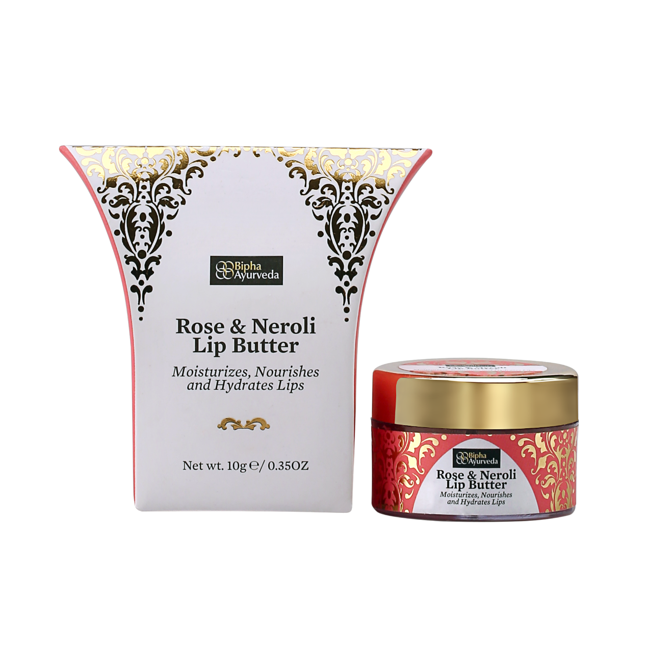 Rose & Neroli Lip Butter - Moisturizes, Nourishes and Hydrates Lips 10 gm