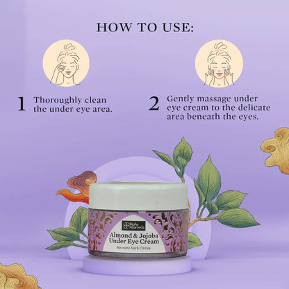 Almond & Jojoba Under Eye Cream No more Dark Circles 10 gm