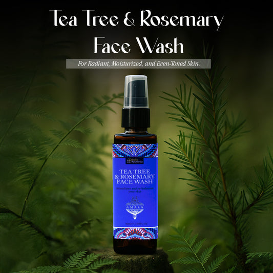 Tea Tree & Rosemary Face Wash - Gently cleanses, heals and protects your skin (90 ml)