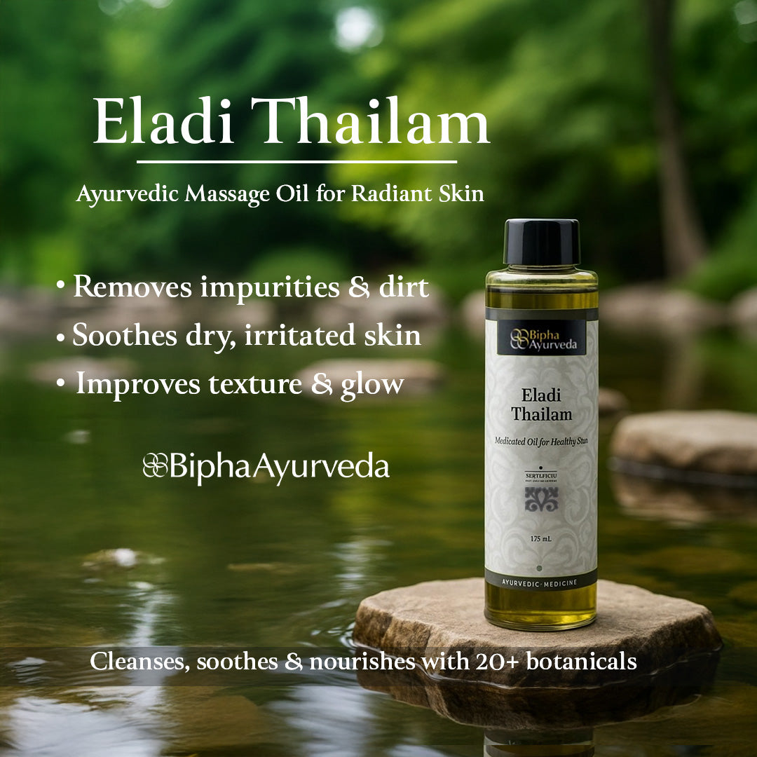 Eladi Thailam - Heritage Ayurveda Oil for Optimal Skin Health (175 ml)