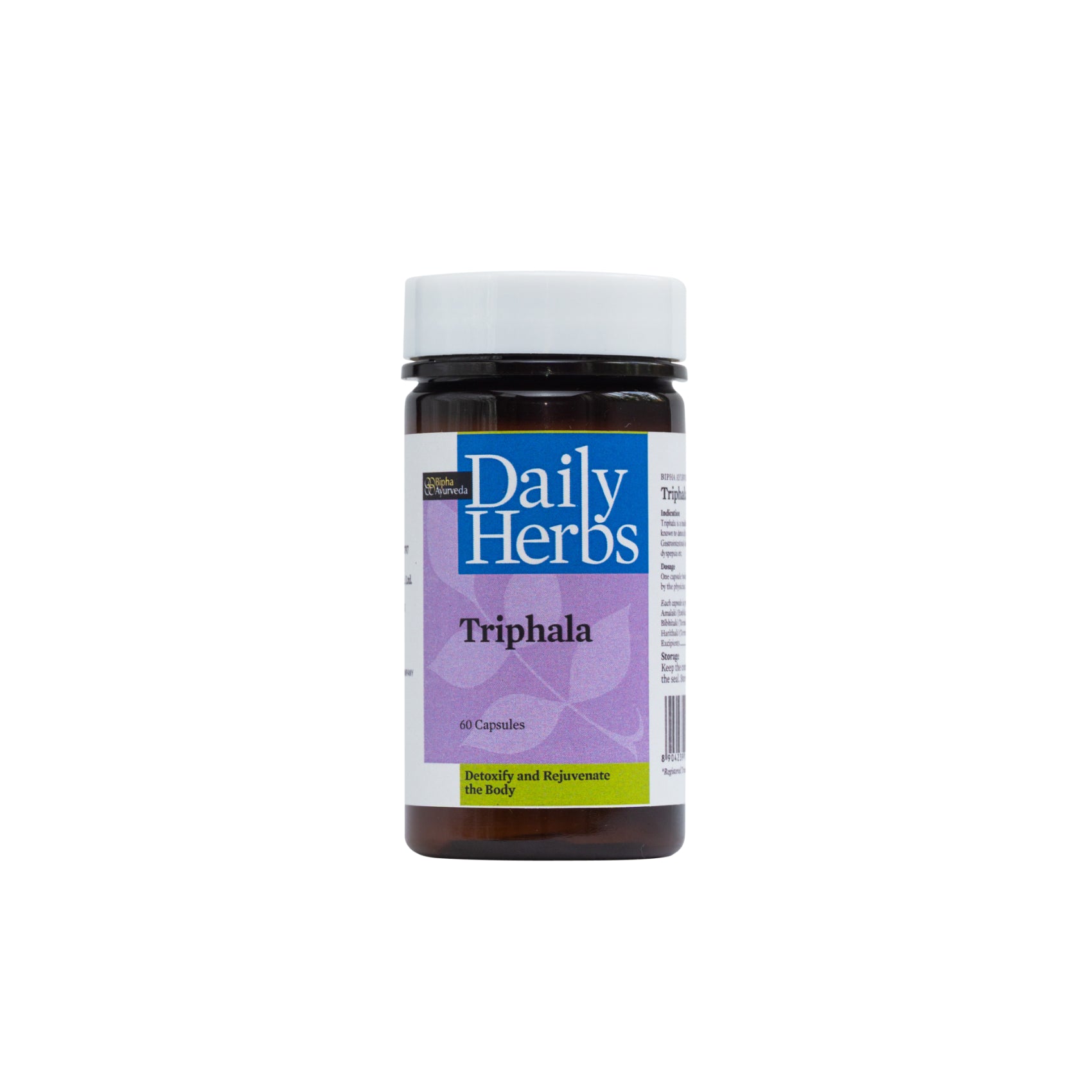 Triphala Tablets -Pure Triphala standarised extract Veg Capsule for Gastro intestinal health ,  Constipation , IBS,Gastric issues