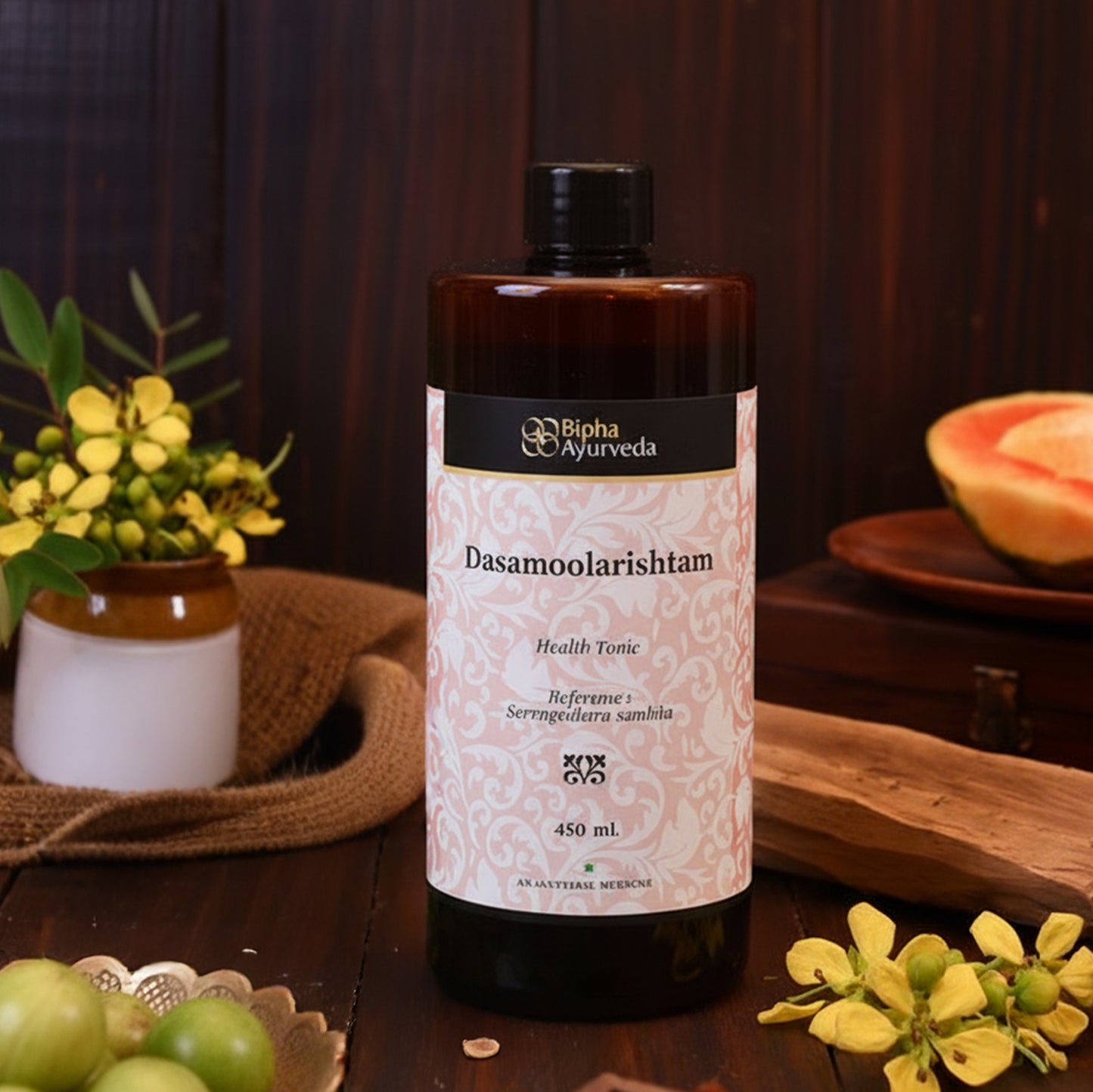 Dasamoolarishtam - Ayurveda Health Elixir for Respiratory Health 450 ml