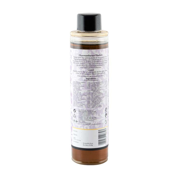 Dhanwantharam Thailam - Energising Ayurveda Therapy Oil 175 ml