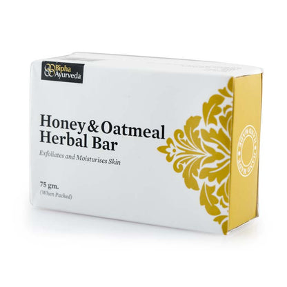 Honey and Oatmeal Herbal Bar - Exfoliates and Moisturises Skin