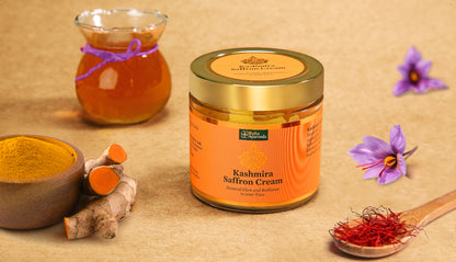 Kashmira Saffron Night Cream for Radiant and Glowing Skin made from Pure Saffron Essence - 75gm