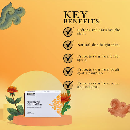 Turmeric Herbal Bar - Heals and Protects Skin