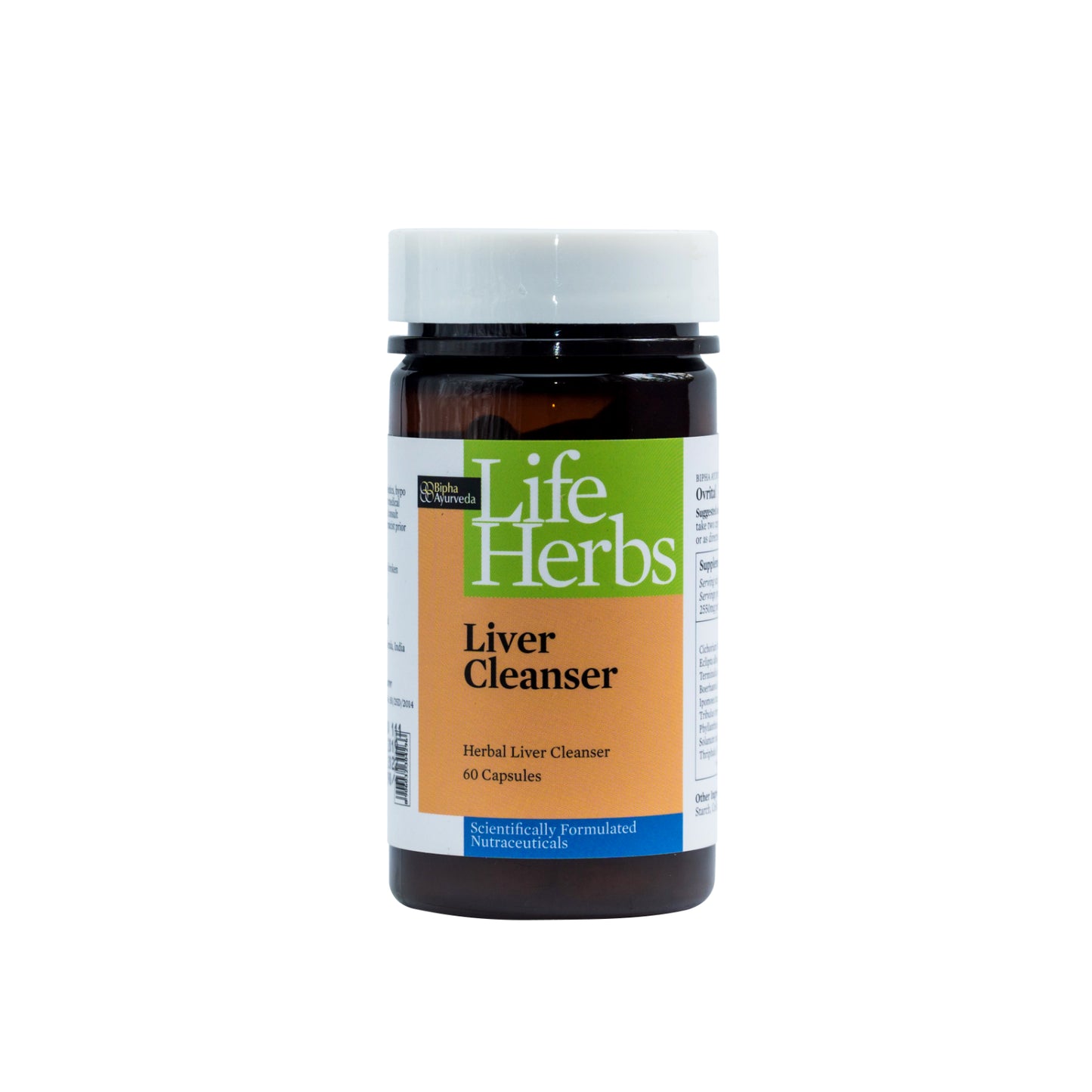 Life Herbs liver cleanser supplement bottle, 60 capsules