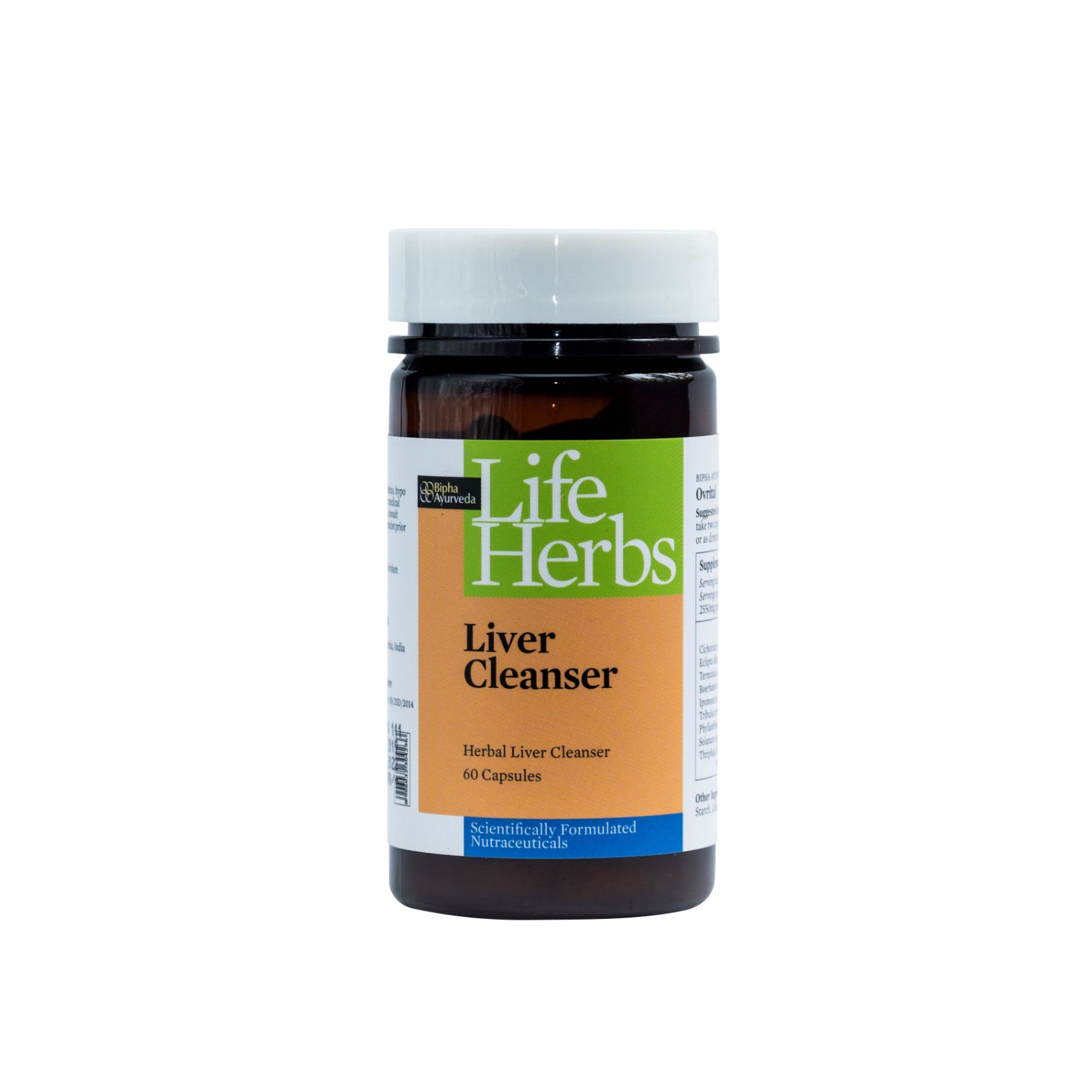 Life Herbs liver cleanser supplement bottle, 60 capsules