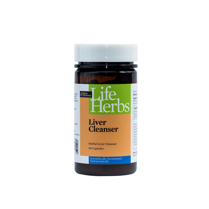 Life Herbs liver cleanser supplement bottle, 60 capsules