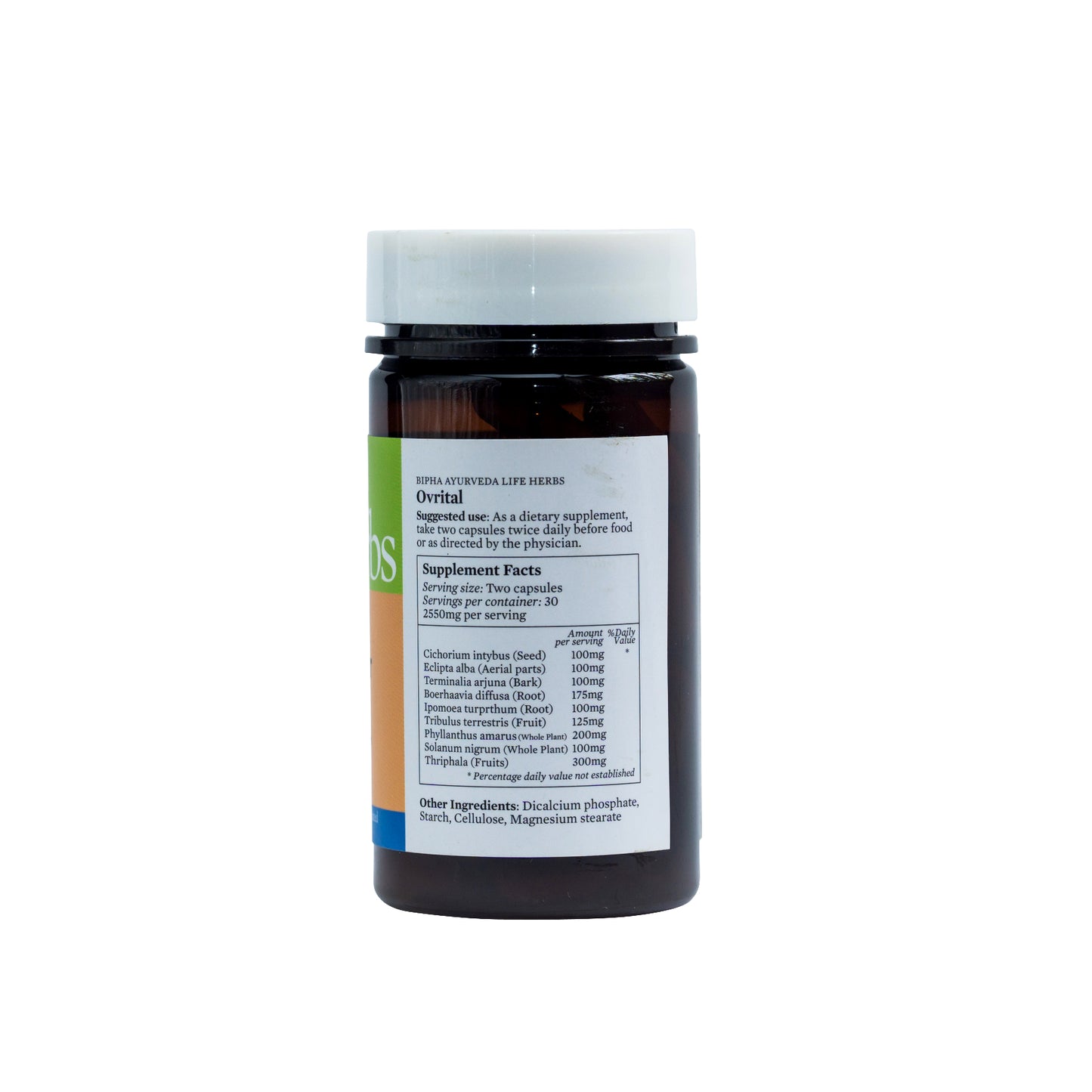 Life Herbs liver cleanser supplement bottle, supplement facts panel