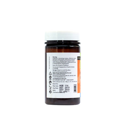 Life Herbs Migraine Care supplement bottle back label with directions and warnings