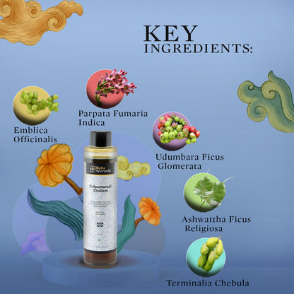 Nalpamaradi Thailam - Heritage Ayurveda Oil for Skin Toning - 175 ml