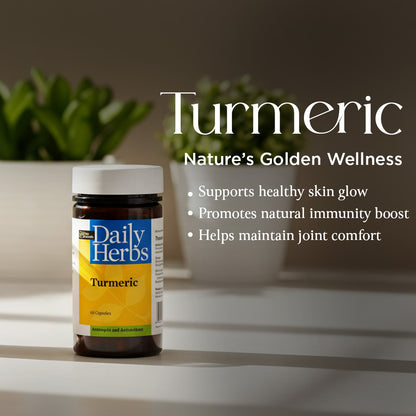 Turmeric-Pure Turmeric Extract with 95% Bioavailable Curcumin 60 Veg Capsule, Antioxidant, Improves inflammation control,Balances metabolism