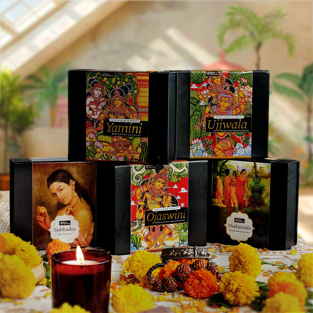 Ojaswini - Miniature Gift Series sandalwood skin longevity essentials