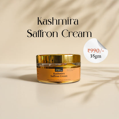 Kashmira Saffron Night Cream for Radiant and Glowing Skin made from Pure Saffron Essence - 35gm