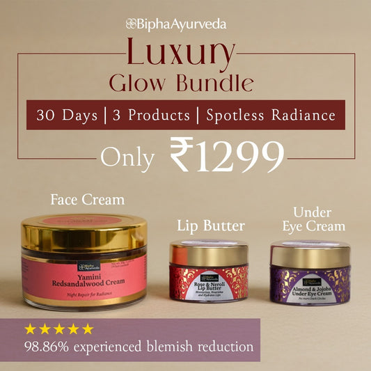 The Glow Ritual: Night Edition -- Yamini Cream + Under Eye Cream + Lip Butter