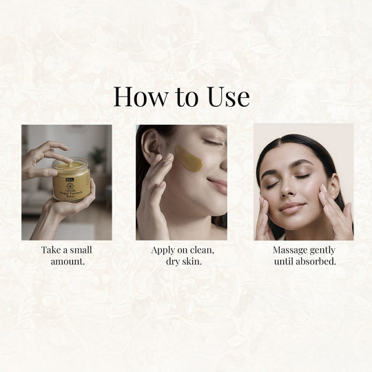 Ujjwala Alleppy Turmeric Body Butter, Hydrating Moisturizing Skin Cream - 35 GM