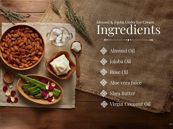 Almond & Jojoba Under Eye Cream No more Dark Circles 10 gm