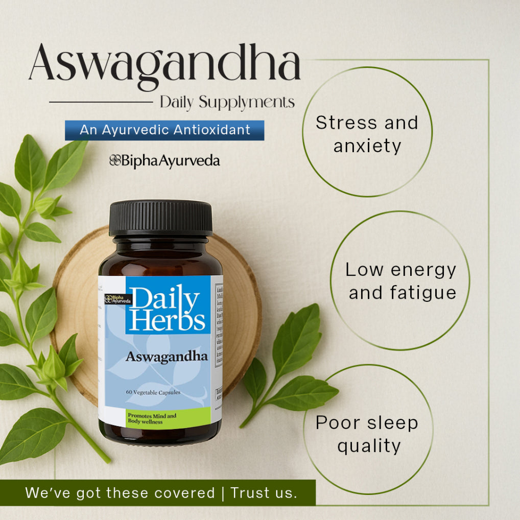Aswagandha-Pure Aswagandha extract Veg Capsule- Mind & Body Tonic , Vitality , Reduce Stress & Anxiety