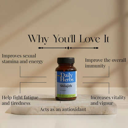 Shilajith -Pure Himalayan Shilajith extract Veg Capsule- Mineral supplement for Strength,Stamina ,Vitality & Energy Booster-60 Capsules