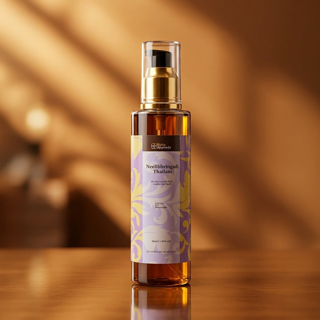 Neelibringhadi Thailam- Ayurvedic hair oil for long and lustrous hair 90 ml