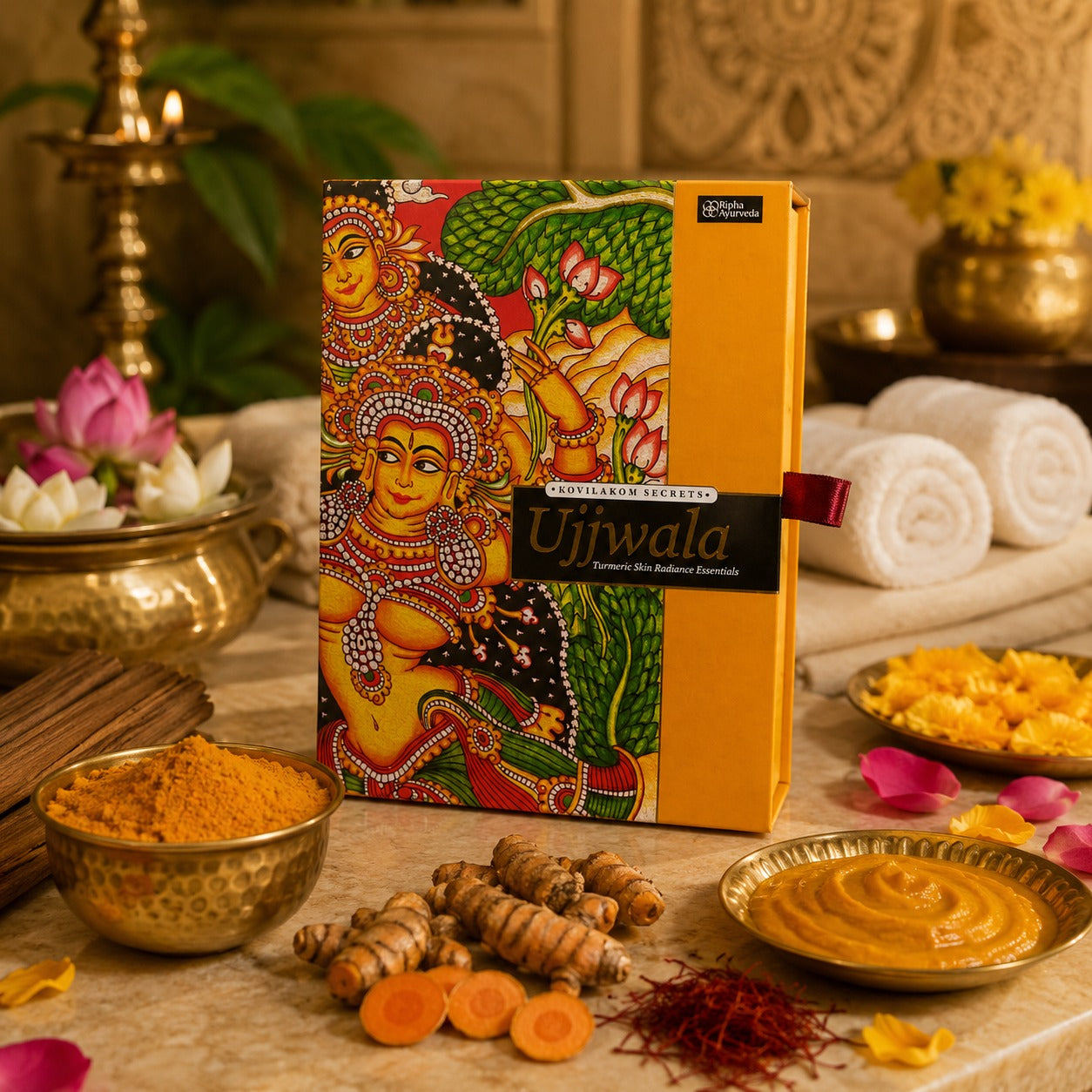 Kovilakom Ujjwala - Turmeric Skin Radiance Essentials