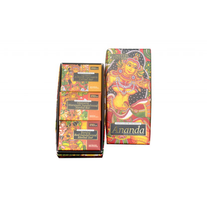 Ananda herbal bar gift pack with two cartons and mini bar packs, goddess artwork