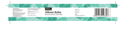 Aikout Pain Balm for Joint pain aches & sprains. Made with natural plant butters & pure herbs. Free from synthetic colours & fragrances 20 gm