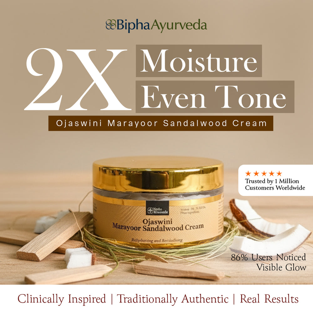 Ojaswini Marayoor Sandalwood Cream-A rich textured cream for Nourished& Smooth skin with the Pure Extracts of Sandalwood. Natural Moisturizer for Dry Skin - 35gm - image 2